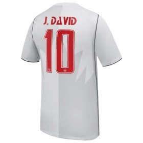 Fotbalové dresy Kanada J. David 10 Alternativní Dres MS 2026 Krátký Rukáv