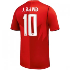 Fotbalové dresy Kanada J. David 10 Domácí Dres MS 2026 Krátký Rukáv