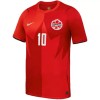 Fotbalové dresy Kanada J. David 10 Domácí Dres MS 2026 Krátký Rukáv