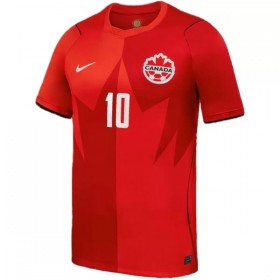 Fotbalové dresy Kanada J. David 10 Domácí Dres MS 2026 Krátký Rukáv