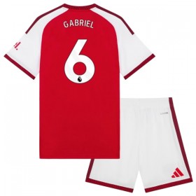 Fotbalové dresy Arsenal Gabriel 6 Dětské Domácí Dres 2026-27 Krátký Rukáv