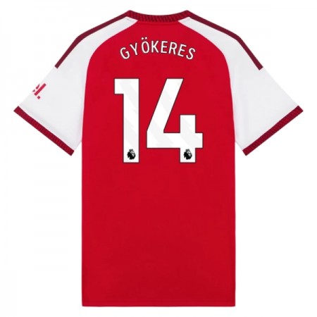 Fotbalové dresy Arsenal Gyokeres 14 Domácí Dres 2026-27 Krátký Rukáv