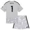 Fotbalové dresy Arsenal Raya 1 Brankářské Dětské Domácí Dres 2026-27 Krátký Rukáv