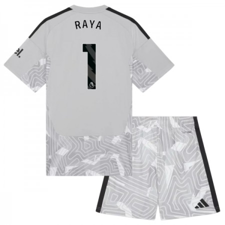 Fotbalové dresy Arsenal Raya 1 Brankářské Dětské Domácí Dres 2026-27 Krátký Rukáv