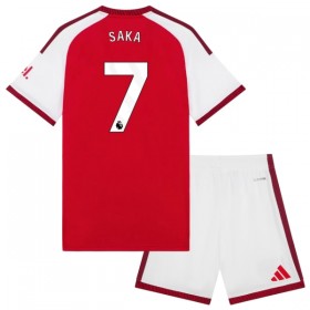 Fotbalové dresy Arsenal Saka 7 Dětské Domácí Dres 2026-27 Krátký Rukáv