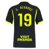 Fotbalové dresy Atlético Madrid J. Alvarez 19 Venkovní Dres 2026-27 Krátký Rukáv Fotbalové dresy Atlético Madrid J. Alvarez 19 Venkovní Dres 2026-27 Krátký Rukáv