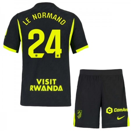 Fotbalové dresy Atlético Madrid Le Normand 24 Dětské Venkovní Dres 2026-27 Krátký Rukáv