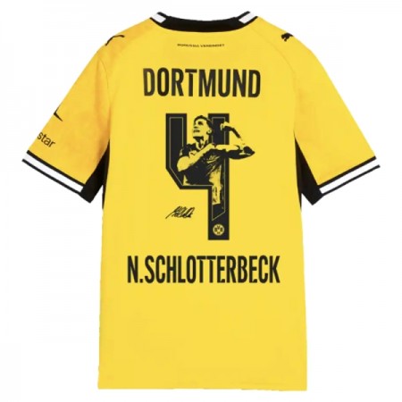 Fotbalové dresy Borussia Dortmund N. Schlotterbeck 4 Domácí Dres 2026-27 Krátký Rukáv