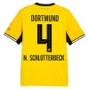 Fotbalové dresy Borussia Dortmund N. Schlotterbeck 4 Domácí Dres 2026-27 Krátký Rukáv