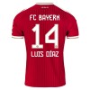 Fotbalové dresy FC Bayern Mnichov Luis Diaz 14 Dětské Domácí Dres 2026-27 Krátký Rukáv
