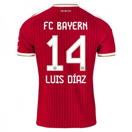 Fotbalové dresy FC Bayern Mnichov Luis Diaz 14 Domácí Dres 2026-27 Krátký Rukáv