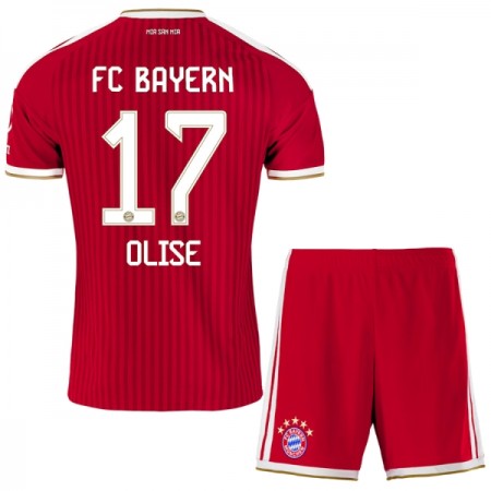Fotbalové dresy FC Bayern Mnichov Olise 17 Dětské Domácí Dres 2026-27 Krátký Rukáv