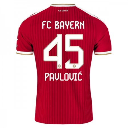 Fotbalové dresy FC Bayern Mnichov Pavlovic 45 Domácí Dres 2026-27 Krátký Rukáv
