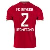 Fotbalové dresy FC Bayern Mnichov Upamecano 2 Domácí Dres 2026-27 Krátký Rukáv