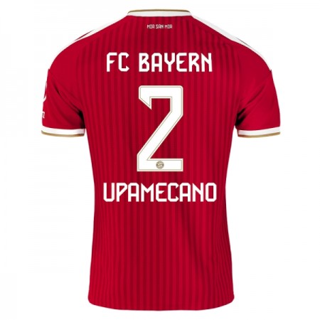 Fotbalové dresy FC Bayern Mnichov Upamecano 2 Domácí Dres 2026-27 Krátký Rukáv