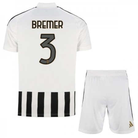 Fotbalové dresy Juventus Bremer 3 Dětské Domácí Dres 2026-27 Krátký Rukáv