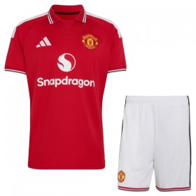 Fotbalové dresy Manchester United Dětské Domácí Dres 2026-27 Krátký Rukáv