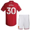 Fotbalové dresy Manchester United Sesko 30 Dětské Domácí Dres 2026-27 Krátký Rukáv
