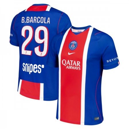 Fotbalové dresy Paris Saint-Germain Bradley Barcola 29 Domácí Dres 2026-27 Krátký Rukáv