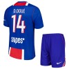 Fotbalové dresy Paris Saint-Germain Desire Doue 14 Dětské Domácí Dres 2026-27 Krátký Rukáv