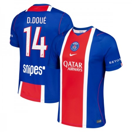Fotbalové dresy Paris Saint-Germain Desire Doue 14 Domácí Dres 2026-27 Krátký Rukáv