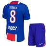 Fotbalové dresy Paris Saint-Germain Fabian 8 Dětské Domácí Dres 2026-27 Krátký Rukáv Fotbalové dresy Paris Saint-Germain Fabian 8 Dětské Domácí Dres 2026-27 Krátký Rukáv
