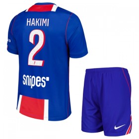 Fotbalové dresy Paris Saint-Germain Hakimi 2 Dětské Domácí Dres 2026-27 Krátký Rukáv