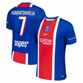 Fotbalové dresy Paris Saint-Germain Kvaratskhelia 7 Domácí Dres 2026-27 Krátký Rukáv