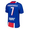Fotbalové dresy Paris Saint-Germain Kvaratskhelia 7 Domácí Dres 2026-27 Krátký Rukáv