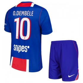 Fotbalové dresy Paris Saint-Germain O. Dembele 10 Dětské Domácí Dres 2026-27 Krátký Rukáv