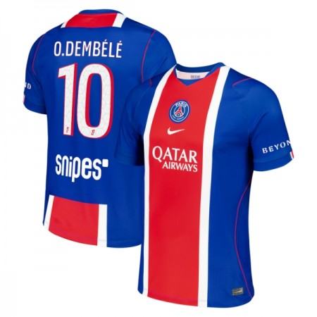 Fotbalové dresy Paris Saint-Germain O. Dembele 10 Domácí Dres 2026-27 Krátký Rukáv