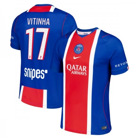Fotbalové dresy Paris Saint-Germain Vitinha 17 Domácí Dres 2026-27 Krátký Rukáv