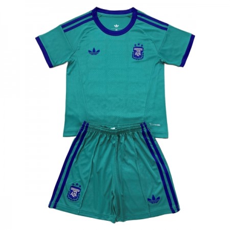 Fotbalové dresy Argentina Brankářské Dětské Venkovní Dres MS 2026 Krátký Rukáv