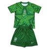 Fotbalové dresy Brazílie Brankářské Dětské Domácí Dres MS 2026 Zelená Krátký Rukáv