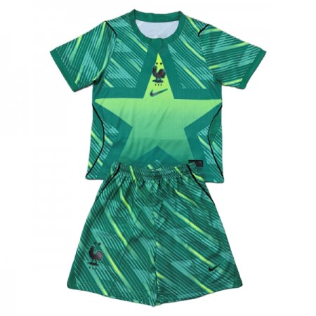 Fotbalové dresy Francie Brankářské Dětské Alternativní Dres MS 2026 Krátký Rukáv