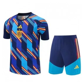 Fotbalové dresy Španělsko Pre-Match Dětské MS 2026 Krátký Rukáv