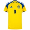 Fotbalové dresy Švédsko Isak 9 Domácí Dres MS 2026 Krátký Rukáv