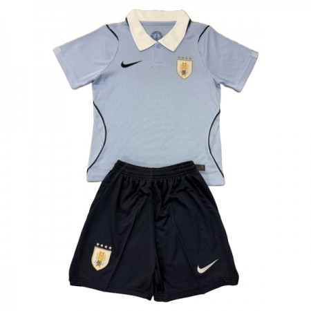 Fotbalové dresy Uruguay Dětské Domácí Dres MS 2026 Krátký Rukáv