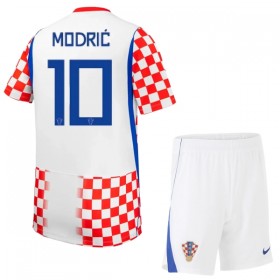 Fotbalové dresy Chorvatsko Modrić 10 Dětské Domácí Dres MS 2026 Krátký Rukáv