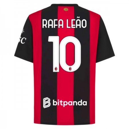 Fotbalové dresy AC Milán Rafael Leao 10 Domácí Dres 2026-27 Krátký Rukáv