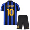 Fotbalové dresy Inter Milán Lautaro 10 Dětské Domácí Dres 2026-27 Krátký Rukáv
