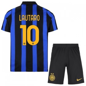 Fotbalové dresy Inter Milán Lautaro 10 Dětské Domácí Dres 2026-27 Krátký Rukáv
