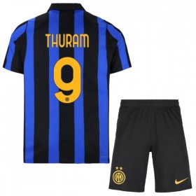 Fotbalové dresy Inter Milán Thuram 9 Dětské Domácí Dres 2026-27 Krátký Rukáv