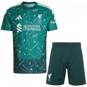 Fotbalové dresy Liverpool Brankářské Dětské Domácí Dres 2026-27 Zelená Krátký Rukáv