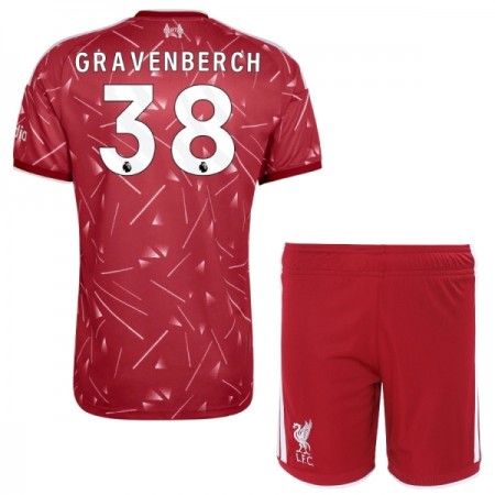 Fotbalové dresy Liverpool Gravenberch 38 Dětské Domácí Dres 2026-27 Krátký Rukáv