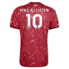 Fotbalové dresy Liverpool Mac Allister 10 Dětské Domácí Dres 2026-27 Krátký Rukáv