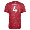 Fotbalové dresy Liverpool Virgil 4 Dětské Domácí Dres 2026-27 Krátký Rukáv