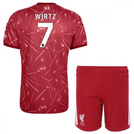 Fotbalové dresy Liverpool Wirtz 7 Dětské Domácí Dres 2026-27 Krátký Rukáv