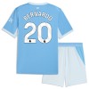 Fotbalové dresy Manchester City Bernardo 20 Dětské Domácí Dres 2026-27 Krátký Rukáv