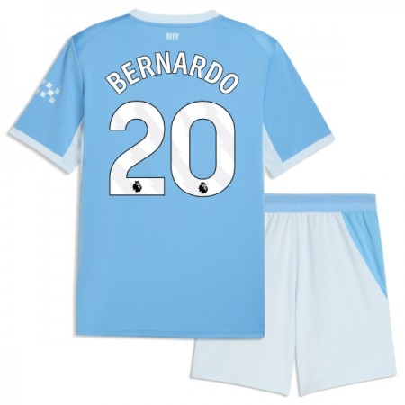 Fotbalové dresy Manchester City Bernardo 20 Dětské Domácí Dres 2026-27 Krátký Rukáv